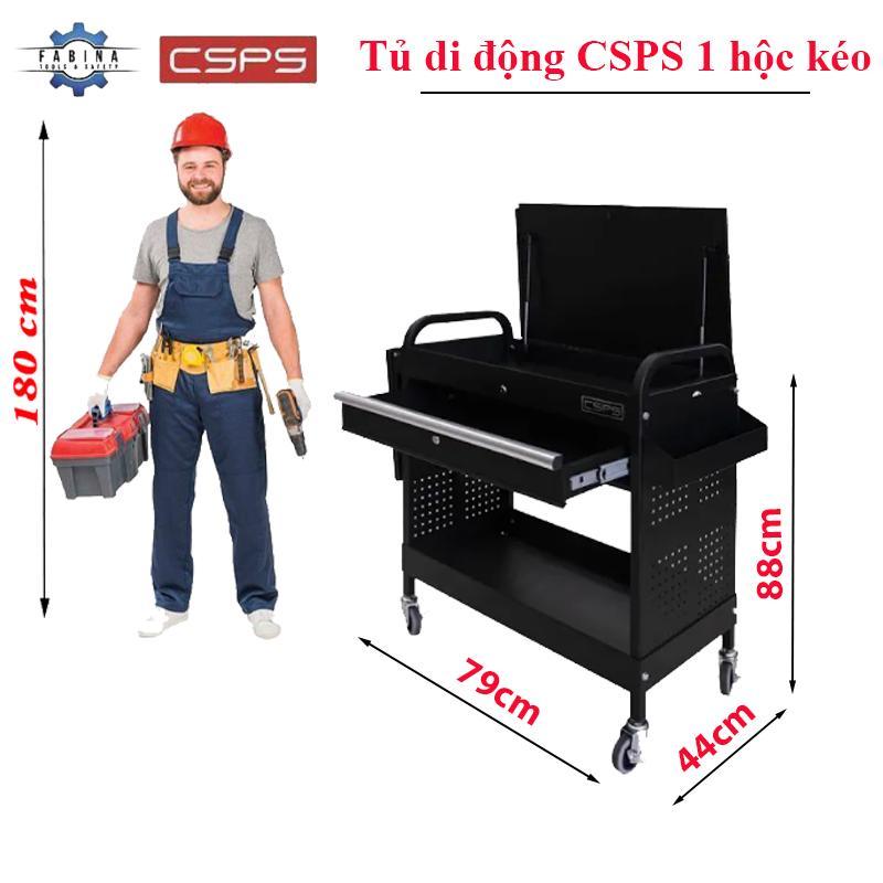 Xưởng nhỏ mà đồ nghề ngày càng nhiều: Có nên đổi sang tủ di động CSPS 79cm?