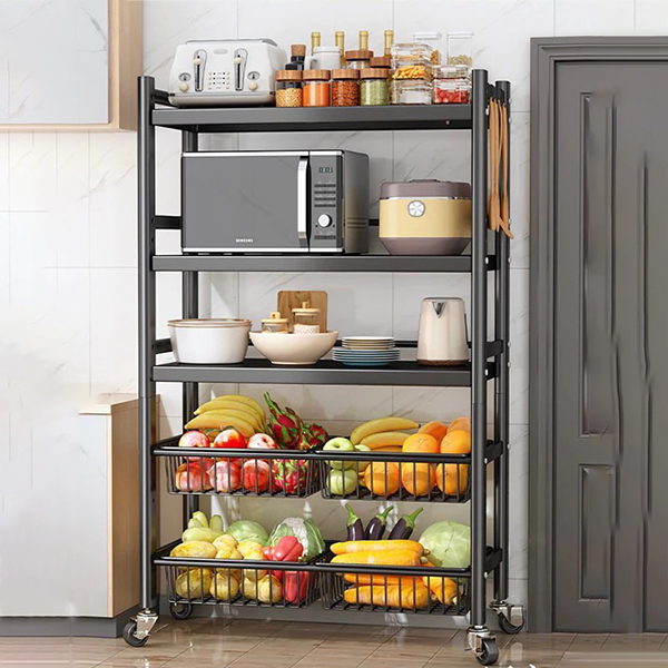 Kệ Đa Năng Có Bánh Xe & Vách Lưới Fabina - Giải Pháp Lưu Trữ Mọi Không Gian