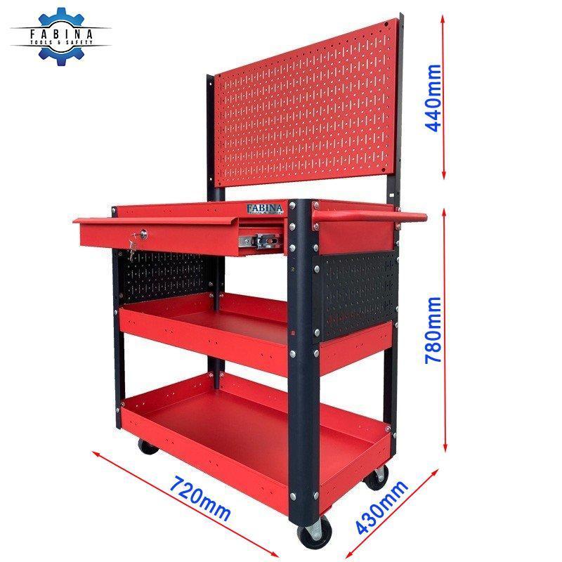 Kệ Đa Năng Có Bánh Xe & Vách Lưới Fabina - Giải Pháp Lưu Trữ Mọi Không Gian