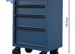 Tủ Đồ Nghề Di Động - Mặt Ván Gỗ Kiêm Bàn Làm Việc