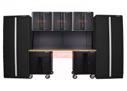 Bộ 8 Tủ CSPS 335cm Màu Đen