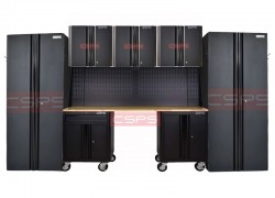 Set of 08 CSPS tool cabinets – 335cm in black