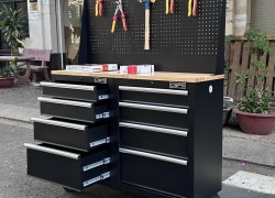 Giải mã sức hút của Tủ dụng cụ CSPS 122cm 08 hộc kéo màu đen kèm vách lưới