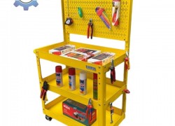 Kệ Đa Năng Có Bánh Xe & Vách Lưới Fabina - Giải Pháp Lưu Trữ Mọi Không Gian