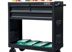 Tủ di động CSPS 91cm - 03 hộc kéo (mặt inox)