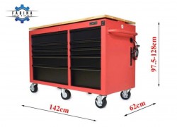 Tủ dụng cụ 10 ngăn thép không gỉ - Bền bỉ vượt thời gian