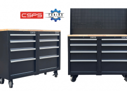 Tủ dụng cụ CSPS 122cm 08 hộc kéo: Bản mặt ván gỗ và bản kèm vách lưới khác nhau thế nào?