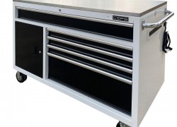 CSPS tool cabinet 132cm - 05 drawers in Black - White color