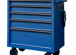 CSPS 76cm Blue Non-Lift Tool Cabinet with Stainless Steel Top – 05 Drawers