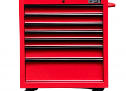 Tủ dụng cụ CSPS 76cm - 07 hộc kéo màu đỏ (mặt inox)