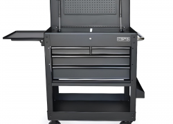 CSPS Black Tool Cabinet 84cm - 4 Drawers (black handles)