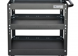 Xe đẩy CSPS 3 ngăn - 71cm màu đen