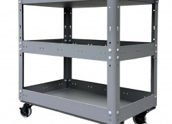 Xe đẩy CSPS 3 ngăn 71cm màu xám - Lựa chọn mới cho nhà xưởng hiện đại