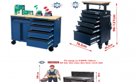 3 loại tủ đựng đồ nghề sửa chữa tốt nhất hiện nay: Sự khác biệt nằm ở đâu?