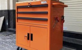 Tủ Dụng Cụ 3 Hộc Kéo 2 Ngăn Chứa Màu Cam Là Giải Pháp Lưu Trữ Đồ Nghề Hiệu Quả