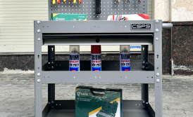 Xe Đẩy CSPS 3 Ngăn 71cm Màu Xám 01 Hộc Kéo Kèm Vách Lưới lưu trữ dụng cụ chuyên nghiệp