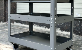 Xe Đẩy CSPS 3 Ngăn Màu Xám Phù Hợp Mọi Xưởng Chuyên Nghiệp Chính Hãng