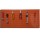 FABINA multi-purpose red wall-mounted Pegboard Pegboard màu cam treo tường FABINA