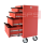 CSPS tool cabinet 61cm- 01 red drawer with wooden surface Tủ dụng cụ CSPS 61cm - 04 hộc kéo màu đỏ kèm bánh xe