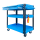 Blue-Black 3-tier trolley with 1 drawer XĐ FABINA 3 tầng-1 hộc kéo xanh dương mờ(khung đen)