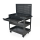 CSPS Matt Black Trolley 3 Levels XĐ kèm hộc kéo+vách lưới