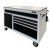 CSPS tool cabinet 132cm - 05 drawers in Black - White color