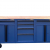 Tủ dụng cụ CSPS 183cm - 06 hộc kéo màu xanh dương mặt ván gỗ