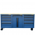 Tủ dụng cụ CSPS 183cm - 09 hộc kéo màu xanh dương mặt ván gỗ