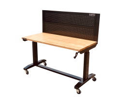 132cm Mechanical Lift CSPS Tool Table With Mesh Wall