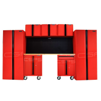 Set of 08 CSPS tool cabinets – 335cm red