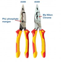 Bộ 2 Kìm Đa năng 8 trong 1 Wiha cách điện 1000V chuyên nghiệp 45490 & 45489