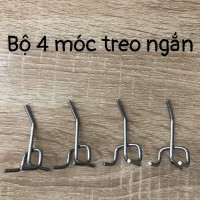 Set of 4 short 5.5cm . pegboard hangers