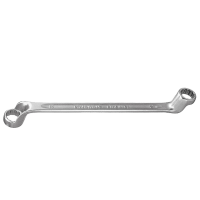 Double-ended ring spanner, deeply cranked 10X11 mm