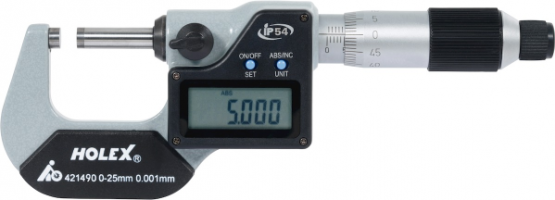 Digital external micrometer 0-25 mm
