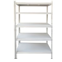 5-tier shelf with white steel plate CSPS 91cm