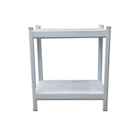 2-tier multi-purpose shelf 81cm white color FABINA