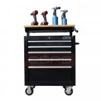Tool cabinet with 5 drawers with wooden top CSPS