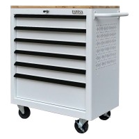 Tủ dụng cụ 6 hộc kéo màu trắng Fabina