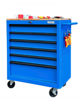 Tủ dụng cụ 6 hộc kéo màu xanh dương Fabina