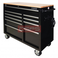 CSPS tool cabinet 104cm - 10 wooden plank drawers