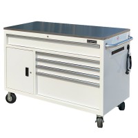 CSPS tool cabinet 132cm - 05 white drawers