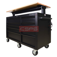 Tủ dụng cụ CSPS 14210 142cm - 10 hộc kéo màu đen