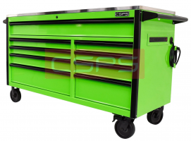 CSPS tool cabinet 152cm - 09 green drawers