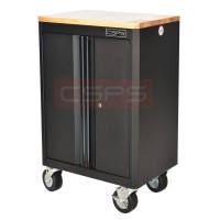 CSPS tool cabinet 61cm - 00 black drawers (black handle)