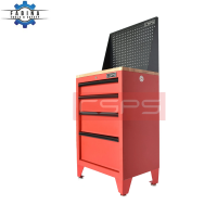 CSPS tool cabinet 61cm- 01 red drawer with wooden surface