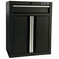 CSPS 61cm-01 tool cabinet with black drawers and white handles