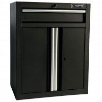 Tủ dụng cụ CSPS 61cm-01 hộc kéo màu đen tay cầm trắng (Không vách ngăn)