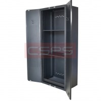 High inside cabinet with 4 small drawers 2 doors in black CSPS