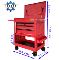 Tủ Dụng Cụ CSPS 84cm Màu Đỏ Thiết Kế Gọn Gàng Độ Bền Vượt Trội