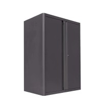 CSPS black 2-door tool cabinet 91cm W x 61.5cm D x 136cm H